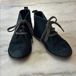 Lands End Kids Suede Chukka Boots - Black size 11